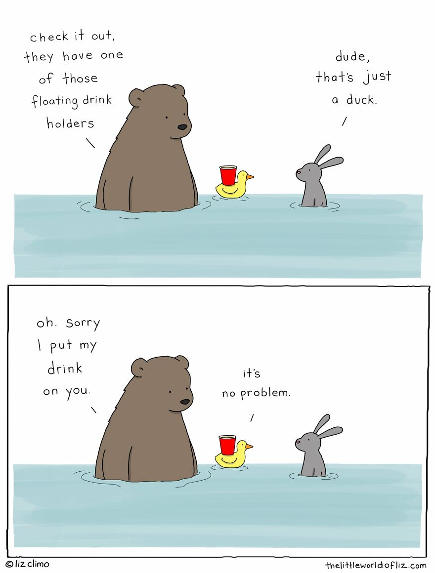 The Simpsons Illustrator Draws Comics Of Animals That Are So Adorable That All We Can Say Is “Awww”