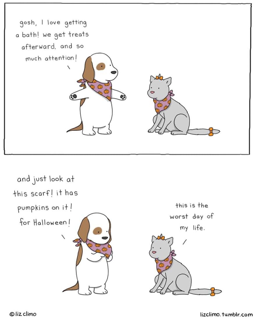 The Simpsons Illustrator Draws Comics Of Animals That Are So Adorable That All We Can Say Is “Awww”