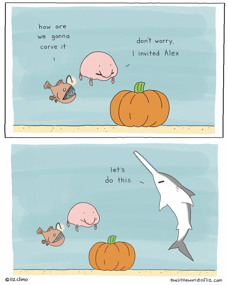 The Simpsons Illustrator Draws Comics Of Animals That Are So Adorable That All We Can Say Is “Awww”