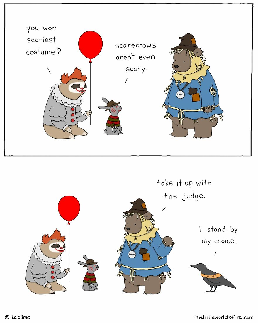 The Simpsons Illustrator Draws Comics Of Animals That Are So Adorable That All We Can Say Is “Awww”