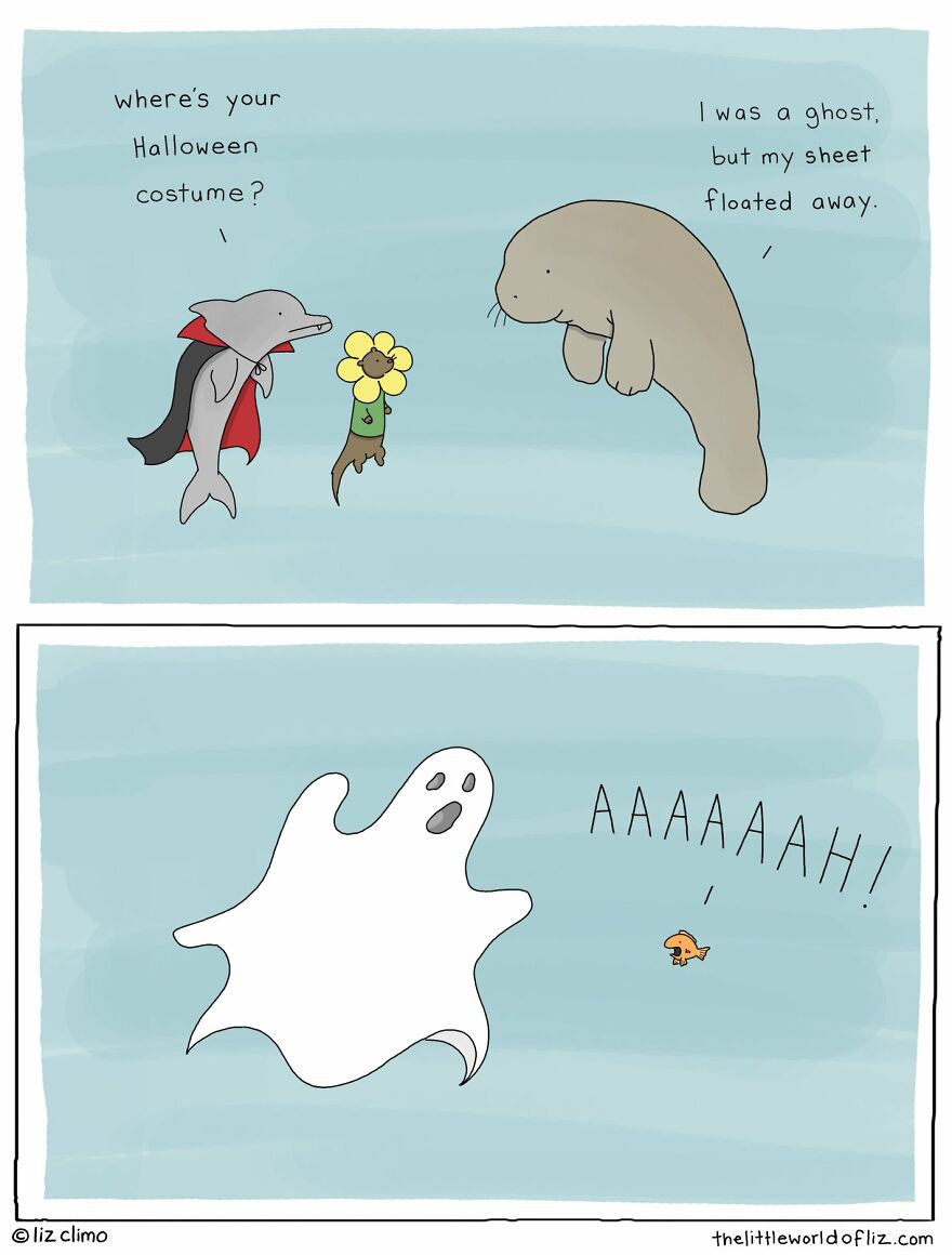 The Simpsons Illustrator Draws Comics Of Animals That Are So Adorable That All We Can Say Is “Awww”