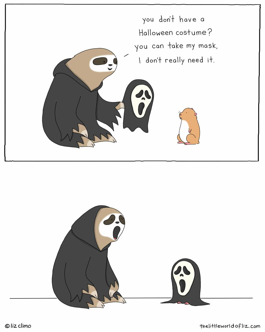 The Simpsons Illustrator Draws Comics Of Animals That Are So Adorable That All We Can Say Is “Awww”