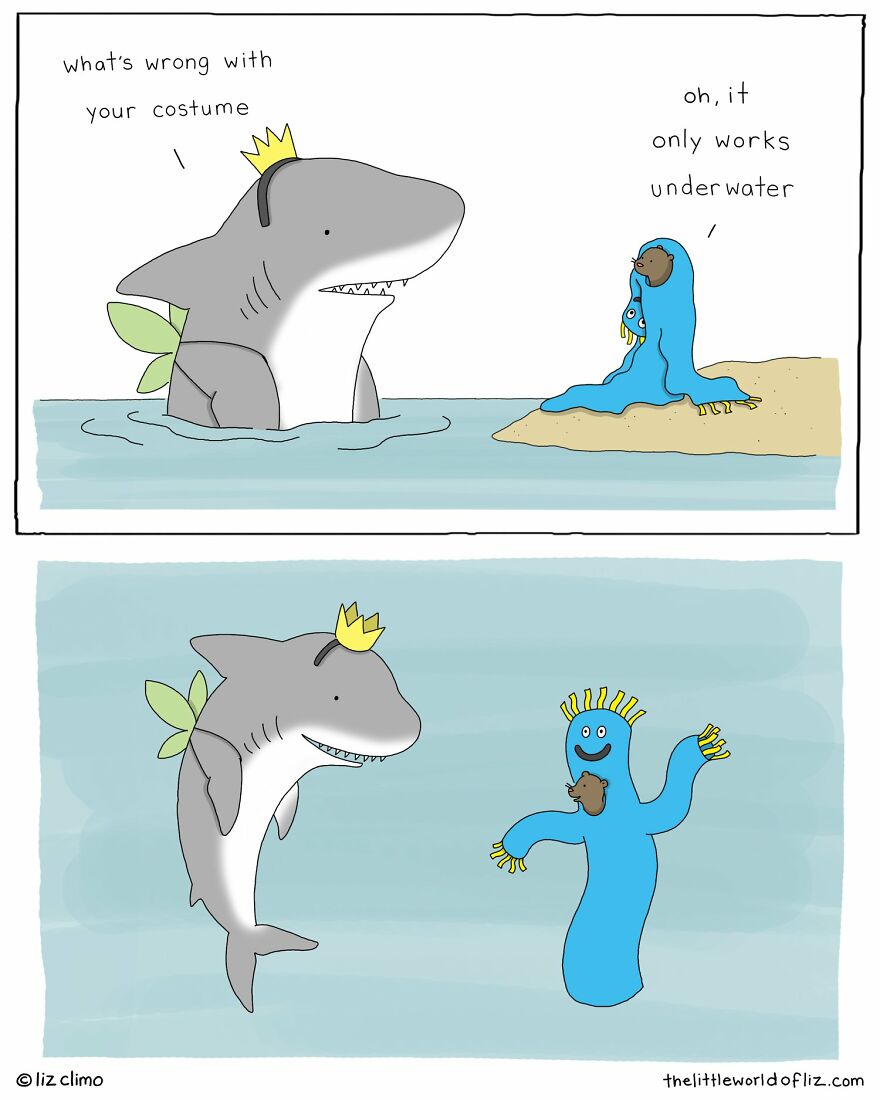 The Simpsons Illustrator Draws Comics Of Animals That Are So Adorable That All We Can Say Is “Awww”