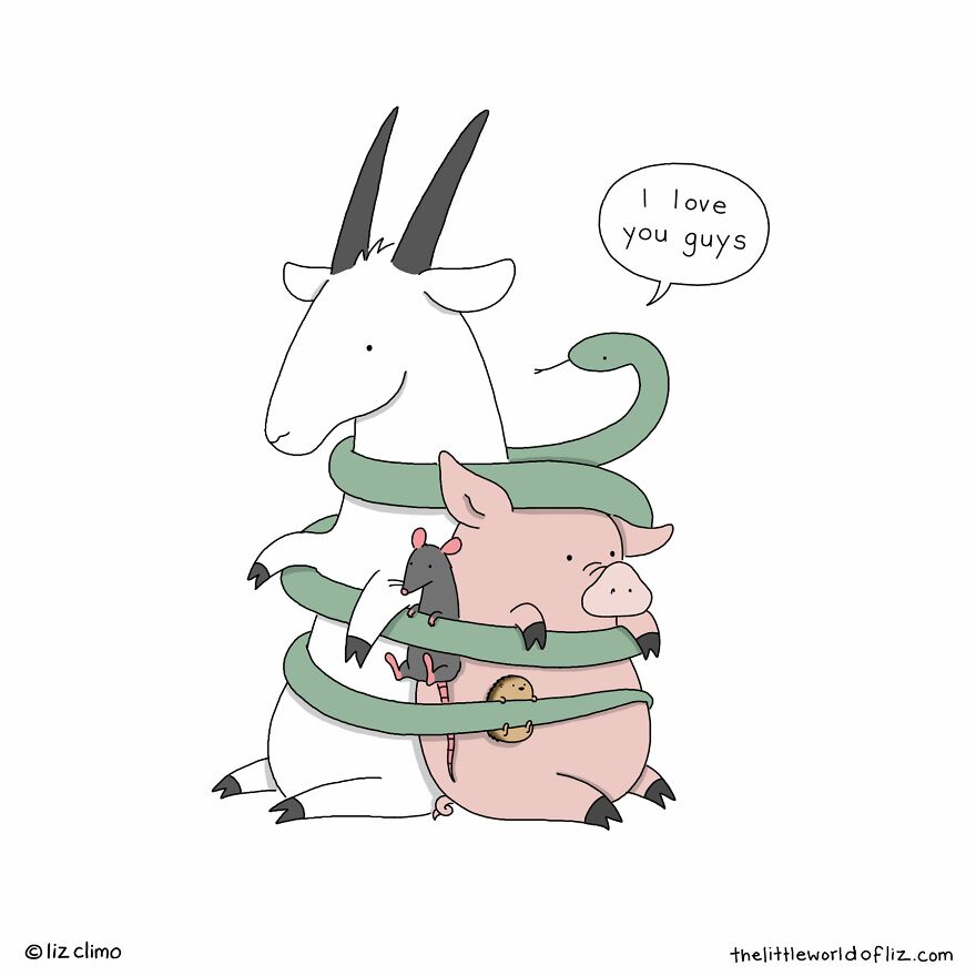 The Simpsons Illustrator Draws Comics Of Animals That Are So Adorable That All We Can Say Is “Awww”