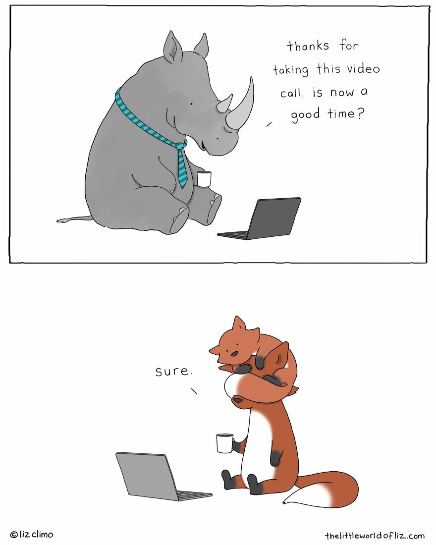 The Simpsons Illustrator Draws Comics Of Animals That Are So Adorable That All We Can Say Is “Awww”