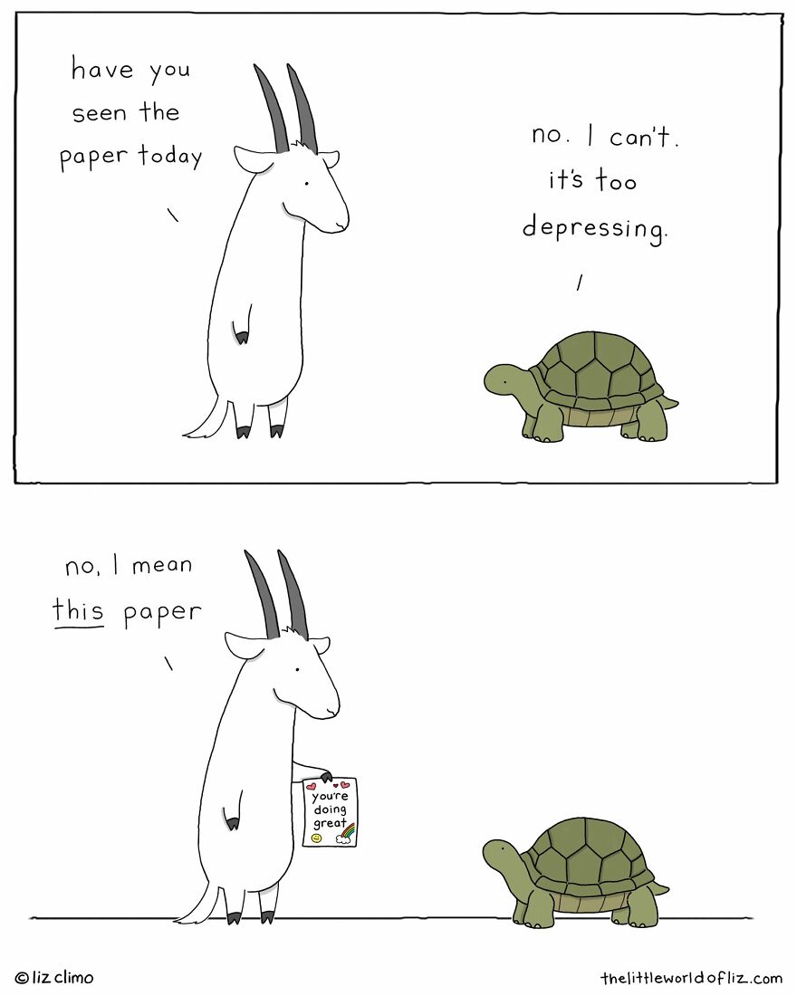 The Simpsons Illustrator Draws Comics Of Animals That Are So Adorable That All We Can Say Is “Awww”