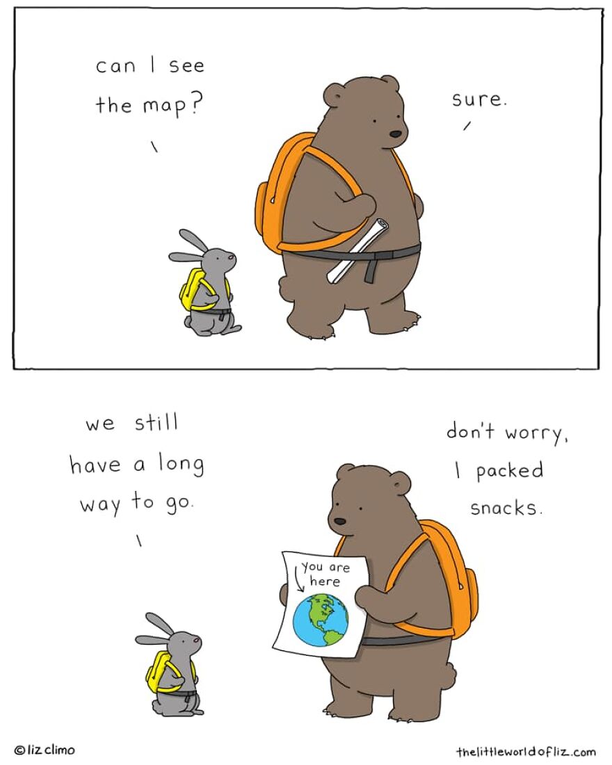 The Simpsons Illustrator Draws Comics Of Animals That Are So Adorable That All We Can Say Is “Awww”