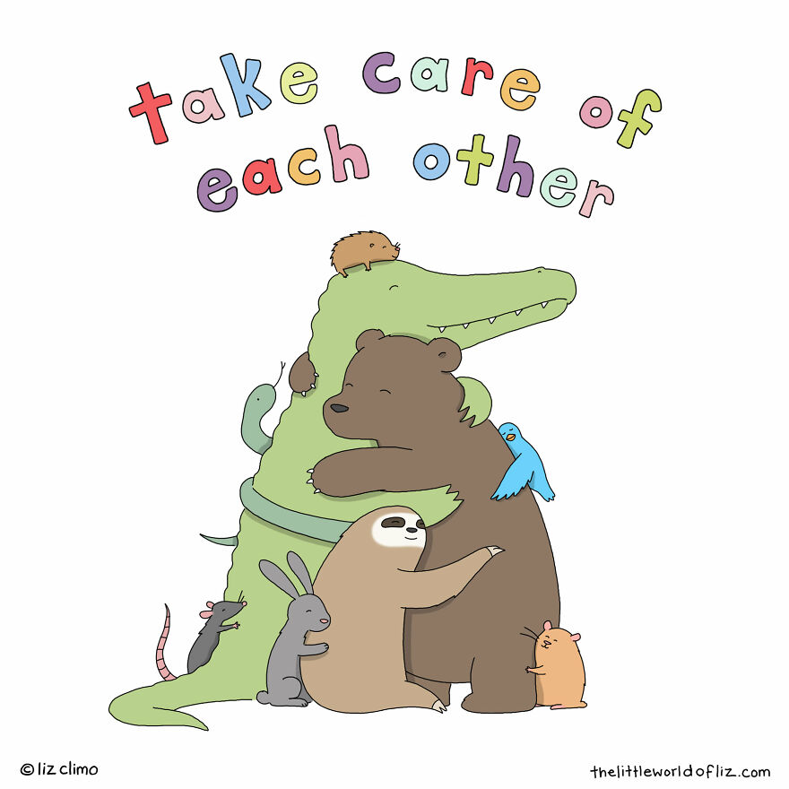 The Simpsons Illustrator Draws Comics Of Animals That Are So Adorable That All We Can Say Is “Awww”