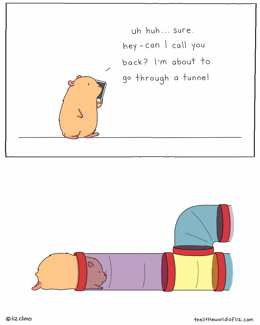 The Simpsons Illustrator Draws Comics Of Animals That Are So Adorable That All We Can Say Is “Awww”