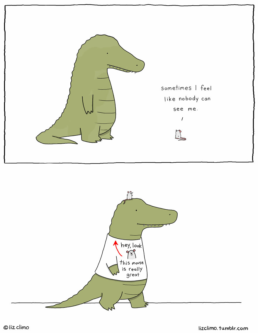 The Simpsons Illustrator Draws Comics Of Animals That Are So Adorable That All We Can Say Is “Awww”