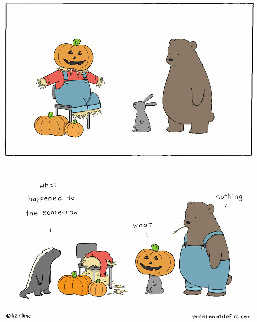 The Simpsons Illustrator Draws Comics Of Animals That Are So Adorable That All We Can Say Is “Awww”