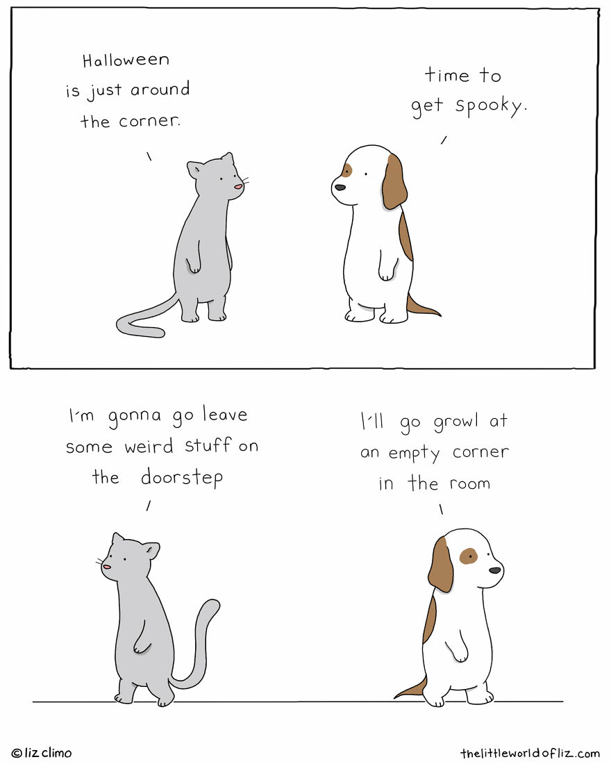 The Simpsons Illustrator Draws Comics Of Animals That Are So Adorable That All We Can Say Is “Awww”