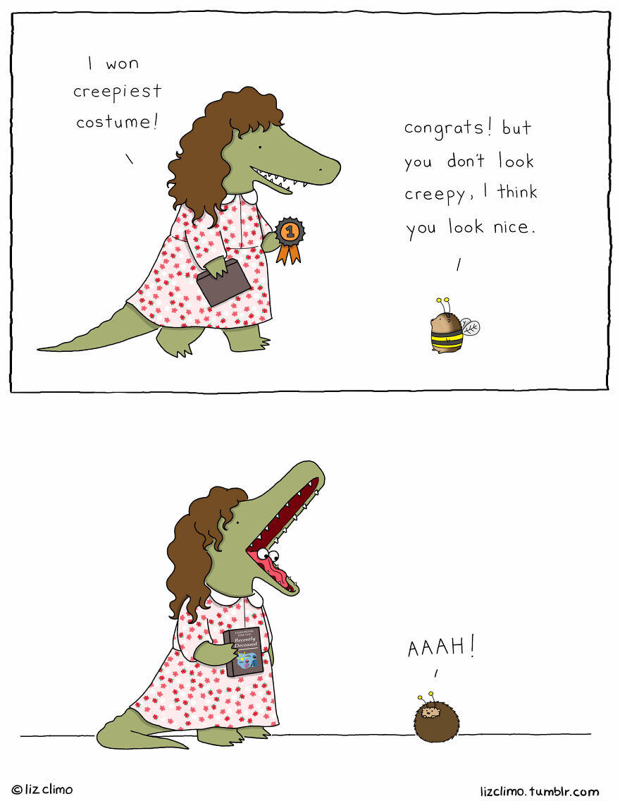 The Simpsons Illustrator Draws Comics Of Animals That Are So Adorable That All We Can Say Is “Awww”