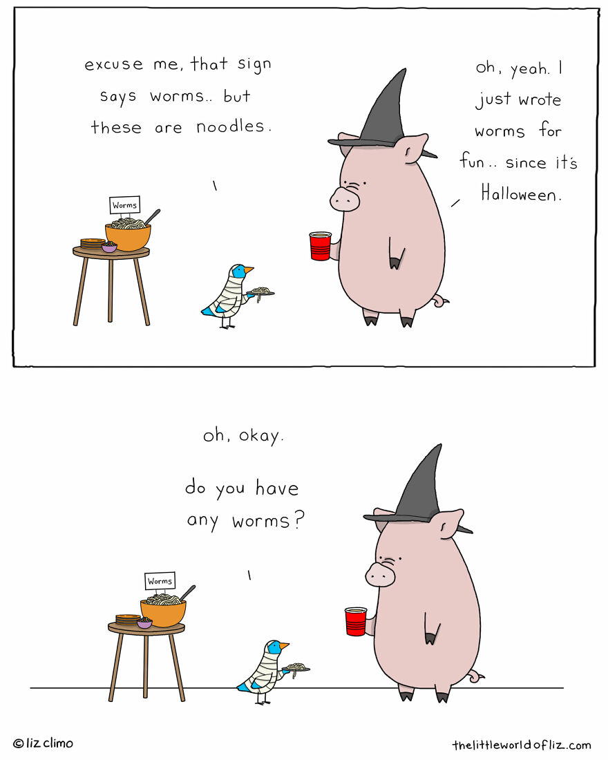 The Simpsons Illustrator Draws Comics Of Animals That Are So Adorable That All We Can Say Is “Awww”