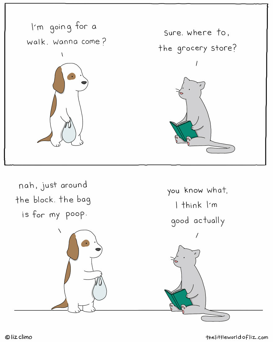 The Simpsons Illustrator Draws Comics Of Animals That Are So Adorable That All We Can Say Is “Awww”