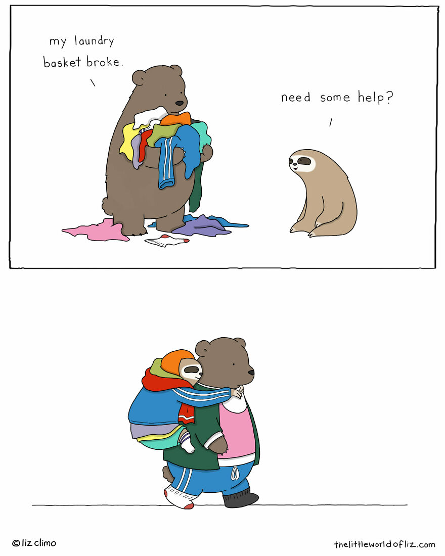 The Simpsons Illustrator Draws Comics Of Animals That Are So Adorable That All We Can Say Is “Awww”