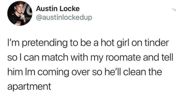 Funny tweet about Tinder 