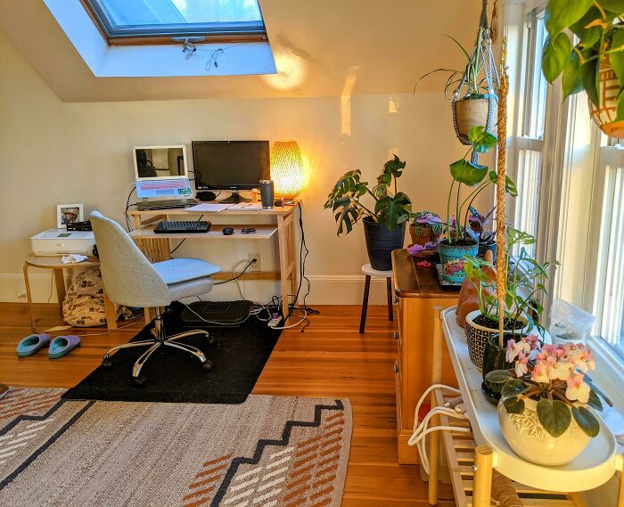 Rainy Day In My Home Office