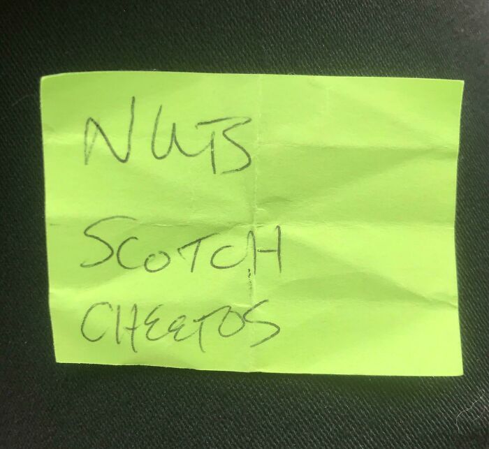 Found Someone’s Grocery List. I Approve