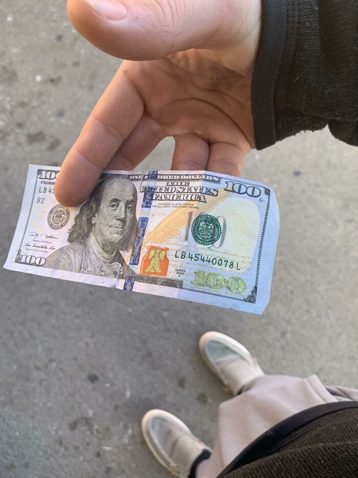 Technically, Found Paper. Lying On The Ground While Getting Gas This Morning