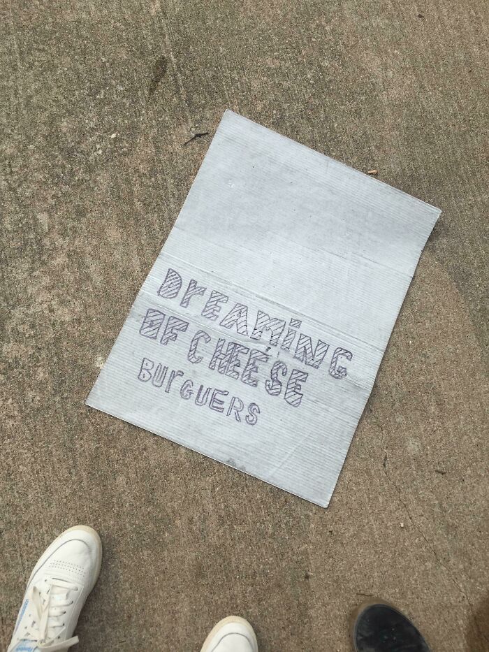 This Sign Flew At Me On A Windy Day In Austin Tx