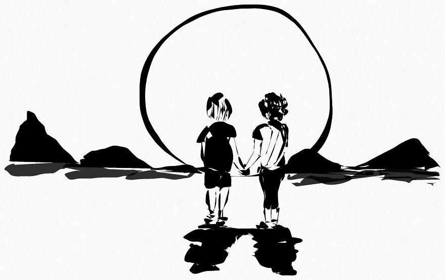 I Draw With A Filler Pen...