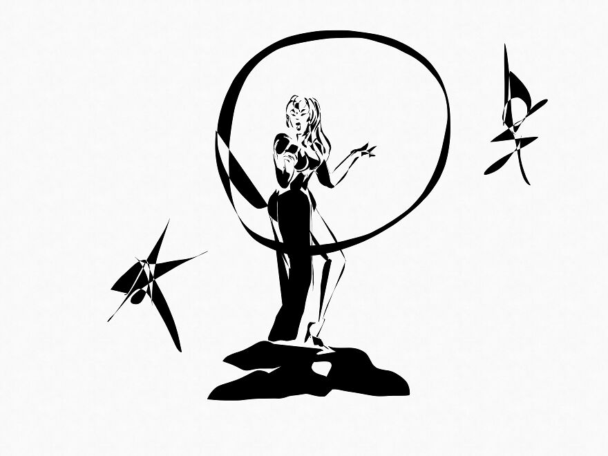 I Draw With A Filler Pen...