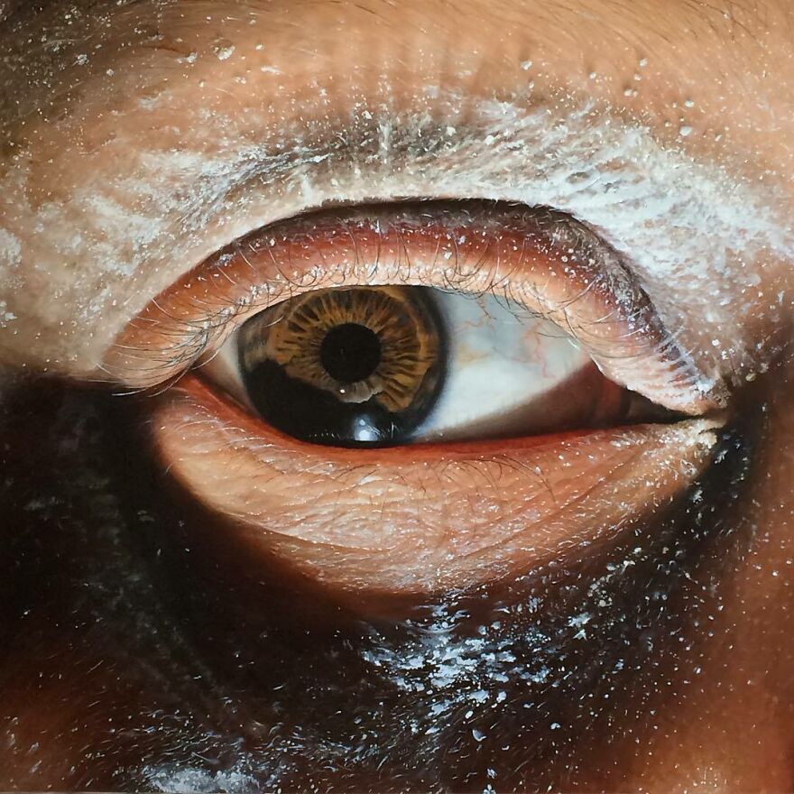 Here's A Better Look At The Finished Oil Painting. No Filters, No Editing.
oil On #trekellartsupplies Wood Panel 20"X20" 🎨
anyone Have Name Suggestions For This Piece?
a Three Way Collaboration Painted By Myself, My Hubby @oda.paints And Our Student For The Month @coltstattoos