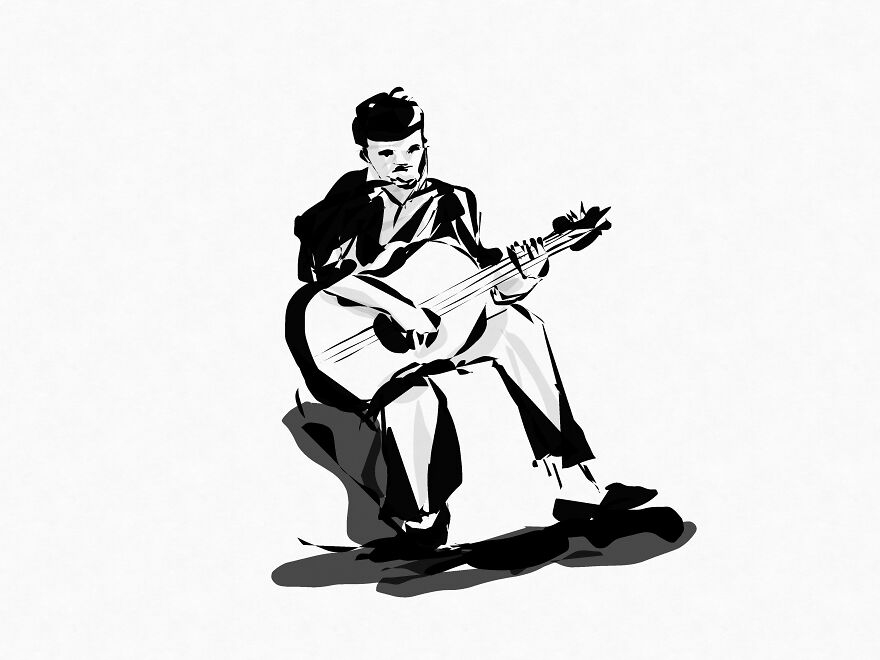 I Draw With A Filler Pen...