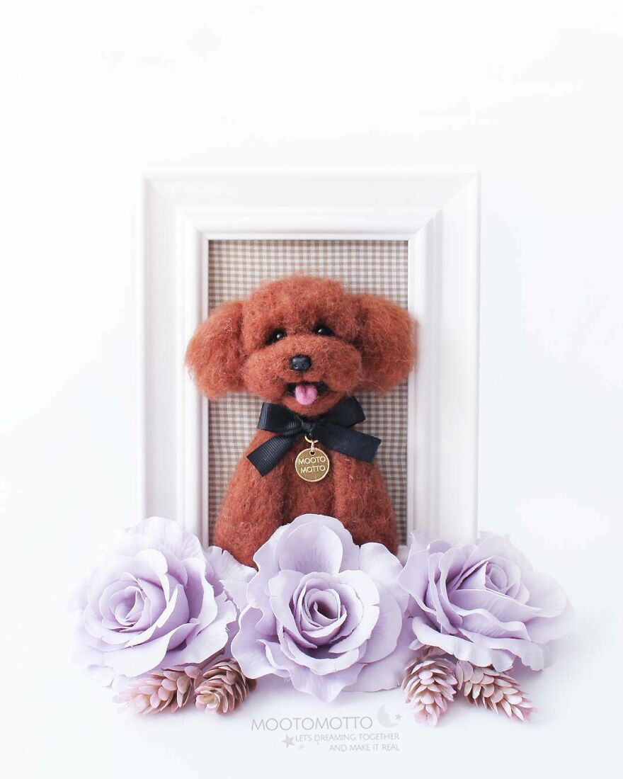 Begin Each Day With A Smile 💐😁💞
beautiful Flower By @enchantedfleuri @artificialenchantfleuri 💕
.
#reallookseriesmootomotto #needlefelted #poodle #ニードルフェルト #ニードルフェルティング