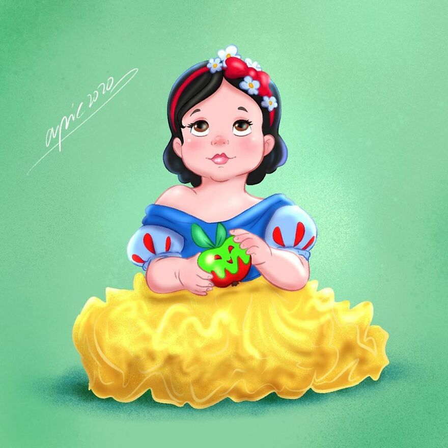 Inspired By A Newborn Photoshoot, This Artist Imagined How Disney Princesses And Villains Looked As Babies Inspired By A Newborn Photoshoot, This Artist Imagined How Disney Princesses And Villains Looked As Babies
