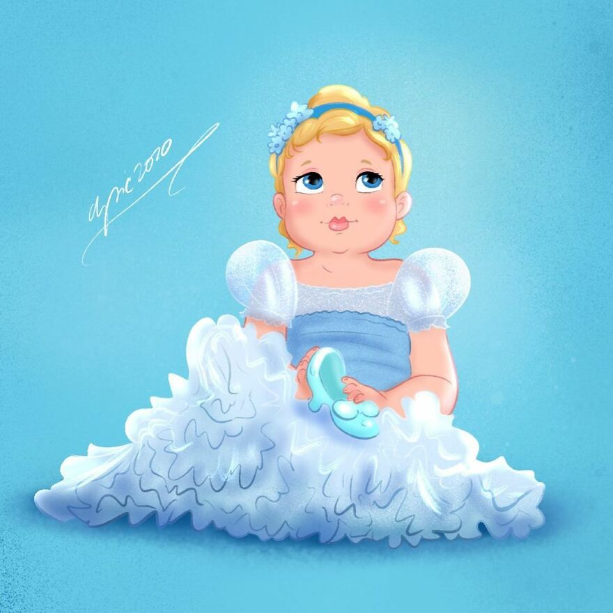 Inspired By A Newborn Photoshoot, This Artist Imagined How Disney Princesses And Villains Looked As Babies Inspired By A Newborn Photoshoot, This Artist Imagined How Disney Princesses And Villains Looked As Babies