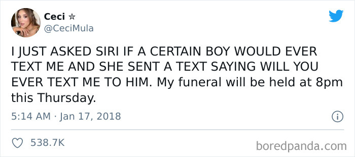 Meme about being single featuring a humorous mistake with Siri texting a crush, expressing awkward and funny moments of single life.