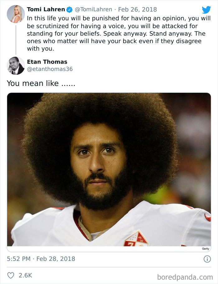 Kaepernick Has Entered The Chat