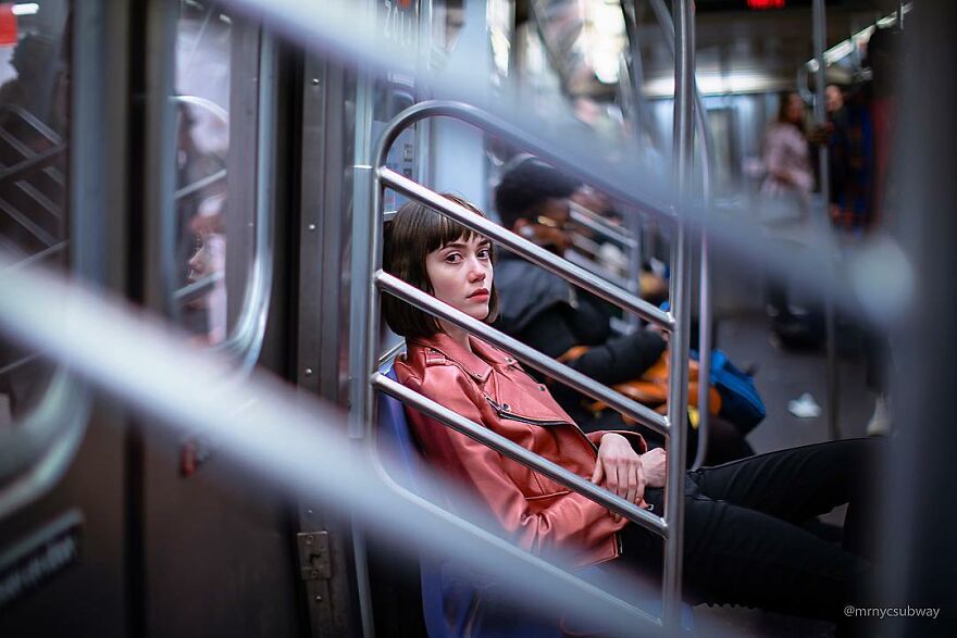 A Photographer Takes Pictures Of Random People On The Subway And The Result Is Incredible