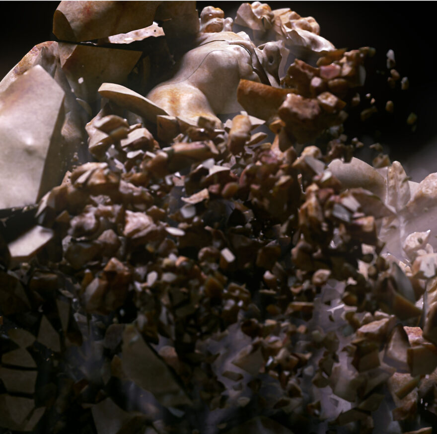 I Made A Thought-Provoking Short Film Showing The Collapse Of Ancient Greek And Roman Statues