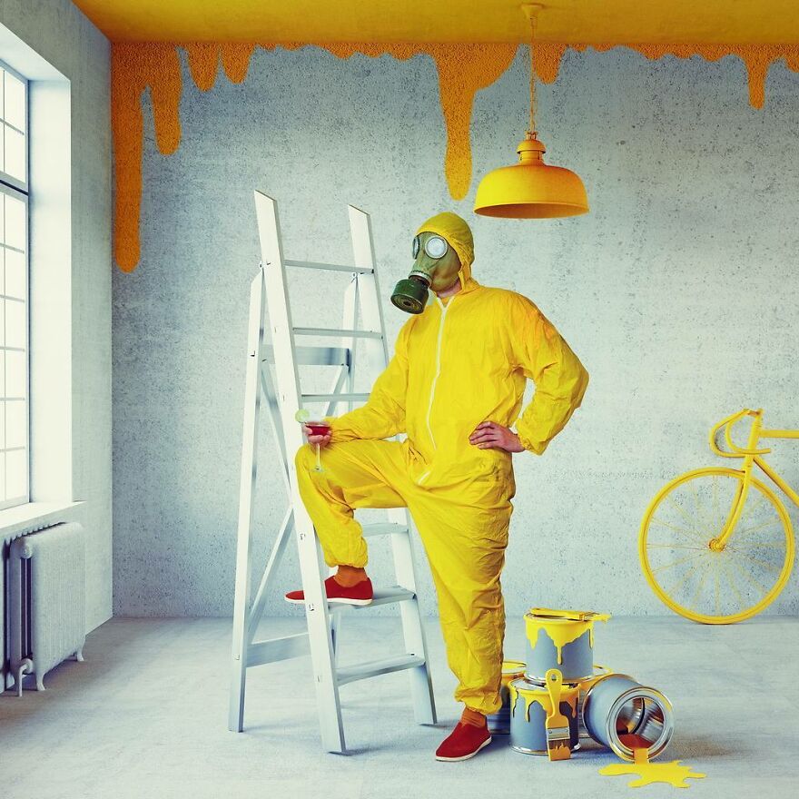 An Interior And Game Designer Transforms Popular Home Design Into Surrealist Art (32 Pics)