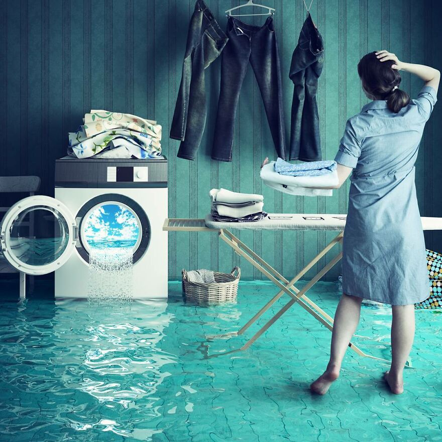 An Interior And Game Designer Transforms Popular Home Design Into Surrealist Art (32 Pics)