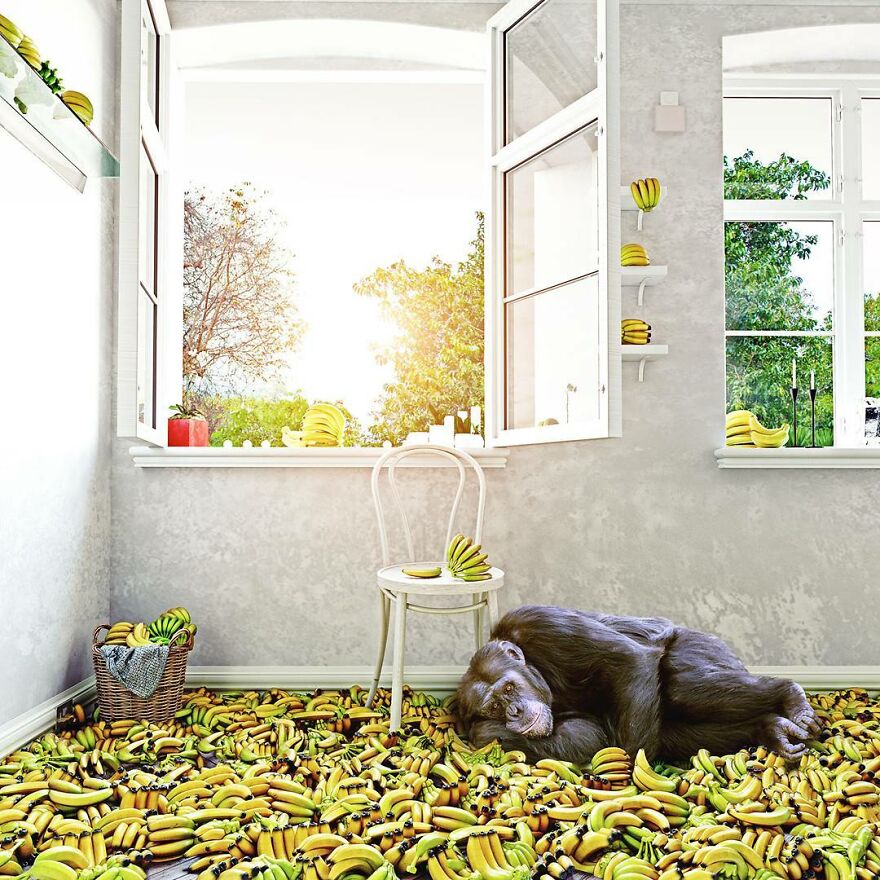 An Interior And Game Designer Transforms Popular Home Design Into Surrealist Art (32 Pics)