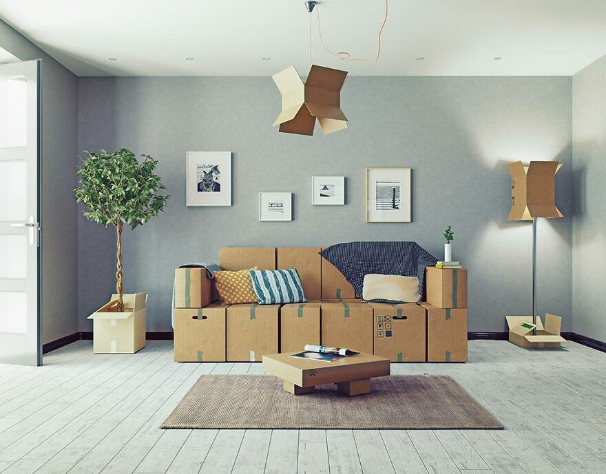 An Interior And Game Designer Transforms Popular Home Design Into Surrealist Art (32 Pics)