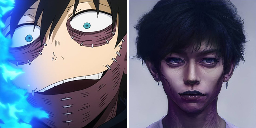 Dabi Touya Todoroki From My Hero Academia
