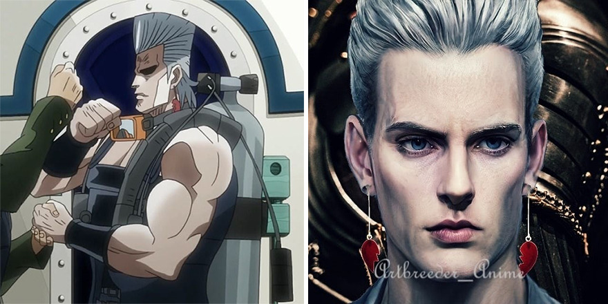 Jean Pierre Polnareff From Jojo's Bizarre Adventure