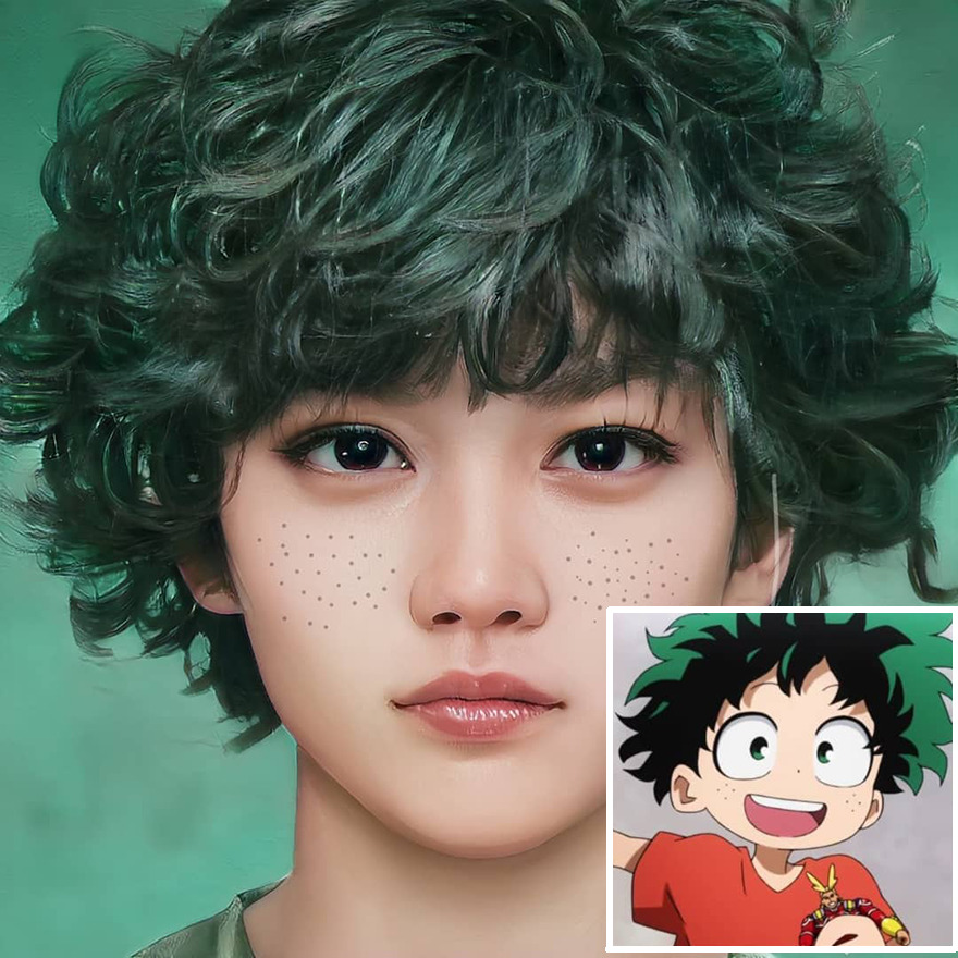 Izuku Midoriya From My Hero Academia