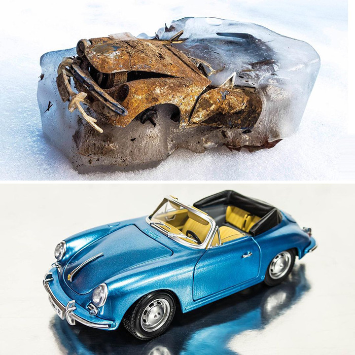 Artist Makes Unbelievable Restorations Of Vintage Miniature Cars