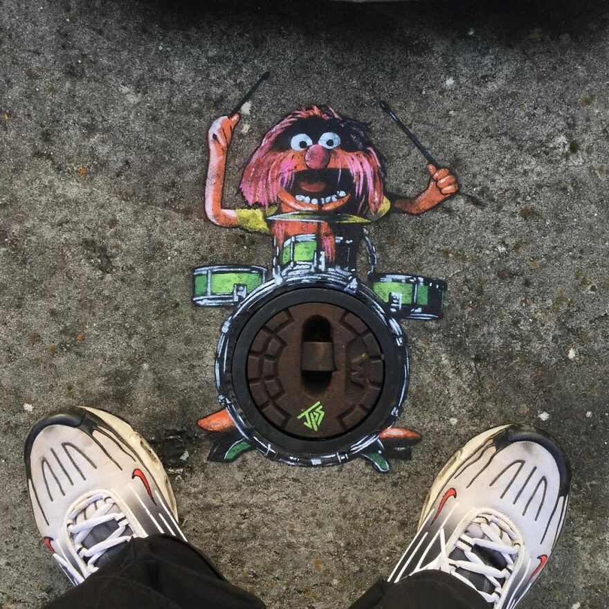 Artist Sees In His Street Art A Way To Get Away From Crimes And Drugs