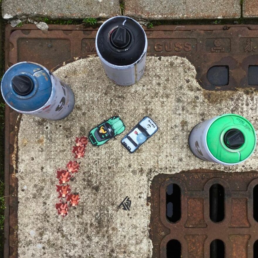 Artist Sees In His Street Art A Way To Get Away From Crimes And Drugs