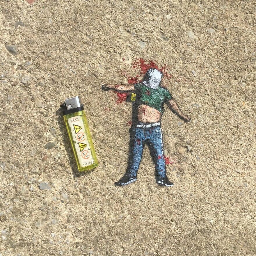 Artist Sees In His Street Art A Way To Get Away From Crimes And Drugs