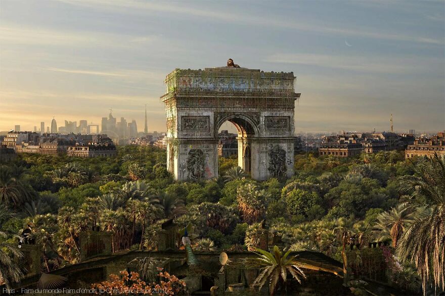 Artist Shows When Famous Cities Meet The End Of Humanity