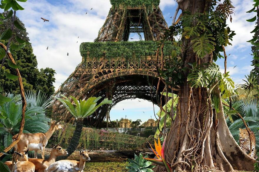 Artist Shows When Famous Cities Meet The End Of Humanity