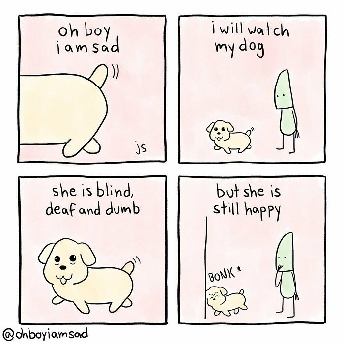 Oh Boy I Wrote One Sad Comic Every Day For A Year